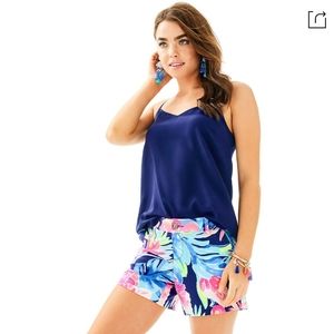 Callahan Stretch Short High Tide Navy Tropicolada